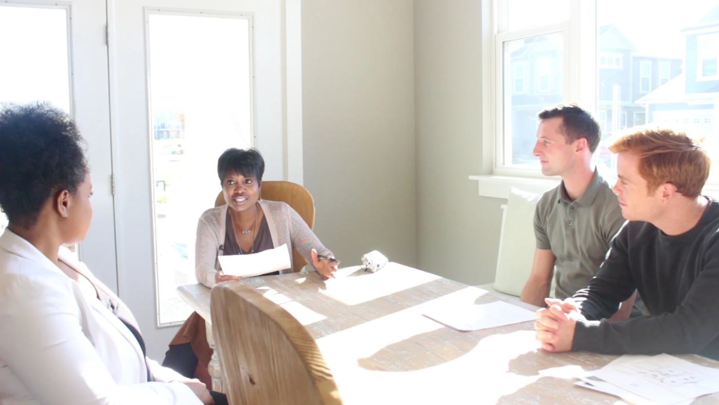 Tiffany Dearman leading a sales conversation workshop